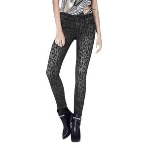 Sass & Bide Women's Wild And Sweet Jeans Denim Pants Black Leopard 26 Nwt $290